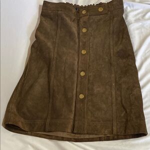 GAP Brown A-Line Knee-Length Skirt for Casual Work